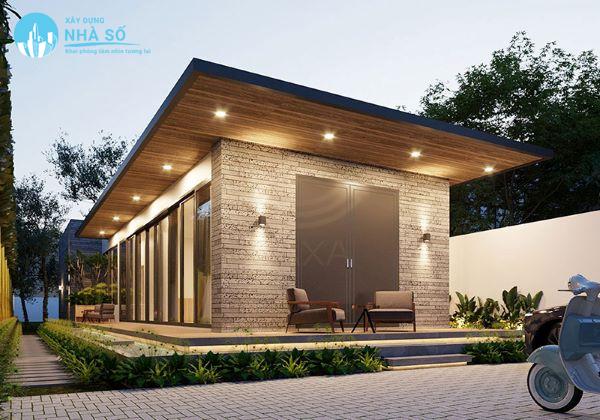 Mẫu Nhà Cấp 4 Mái Bằng 3 Phòng Ngủ đẹp