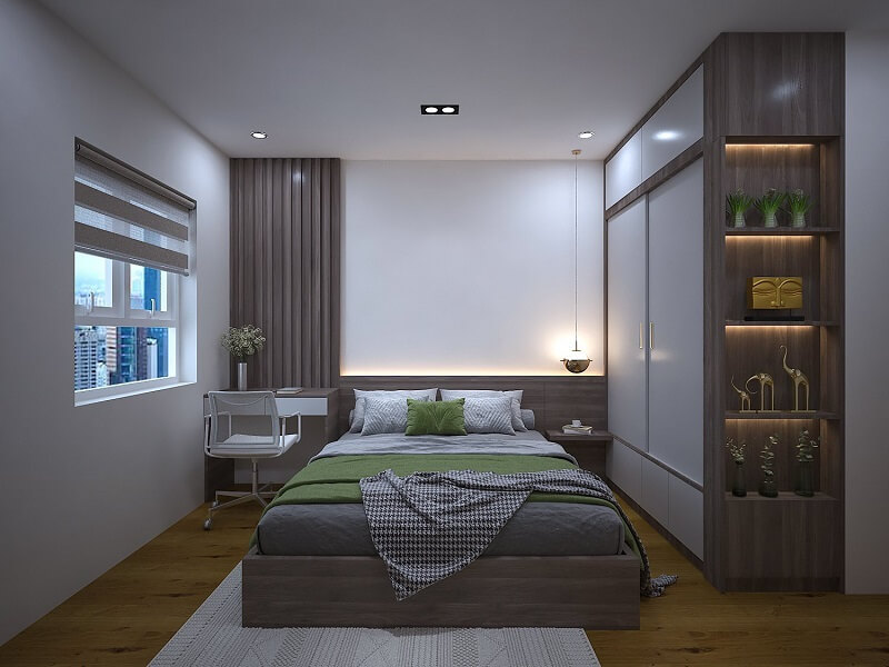 Chung cư 2 phòng ngủ phú gia orchid part nhà bè-8