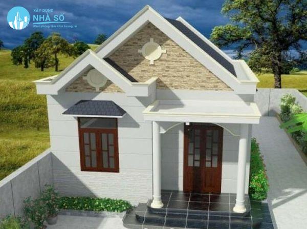 Mẫu Nhà Cấp 4 Mái Thái 200 Triệu nhỏ gọn