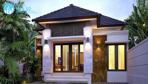 Mẫu nhà cấp 4 mái thái 8x12m tạo cảm giác ấm cúng