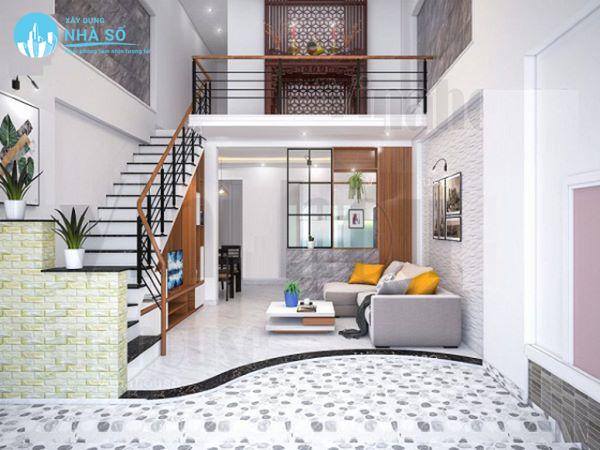 Mẫu nhà cấp 4 mái thái gác lửng 400 triệu đẹp